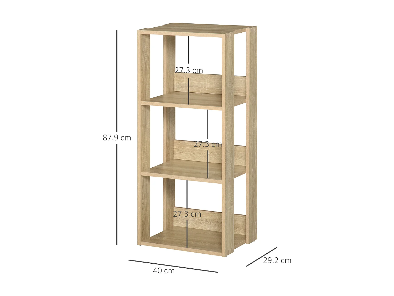 Libreria di design bianco