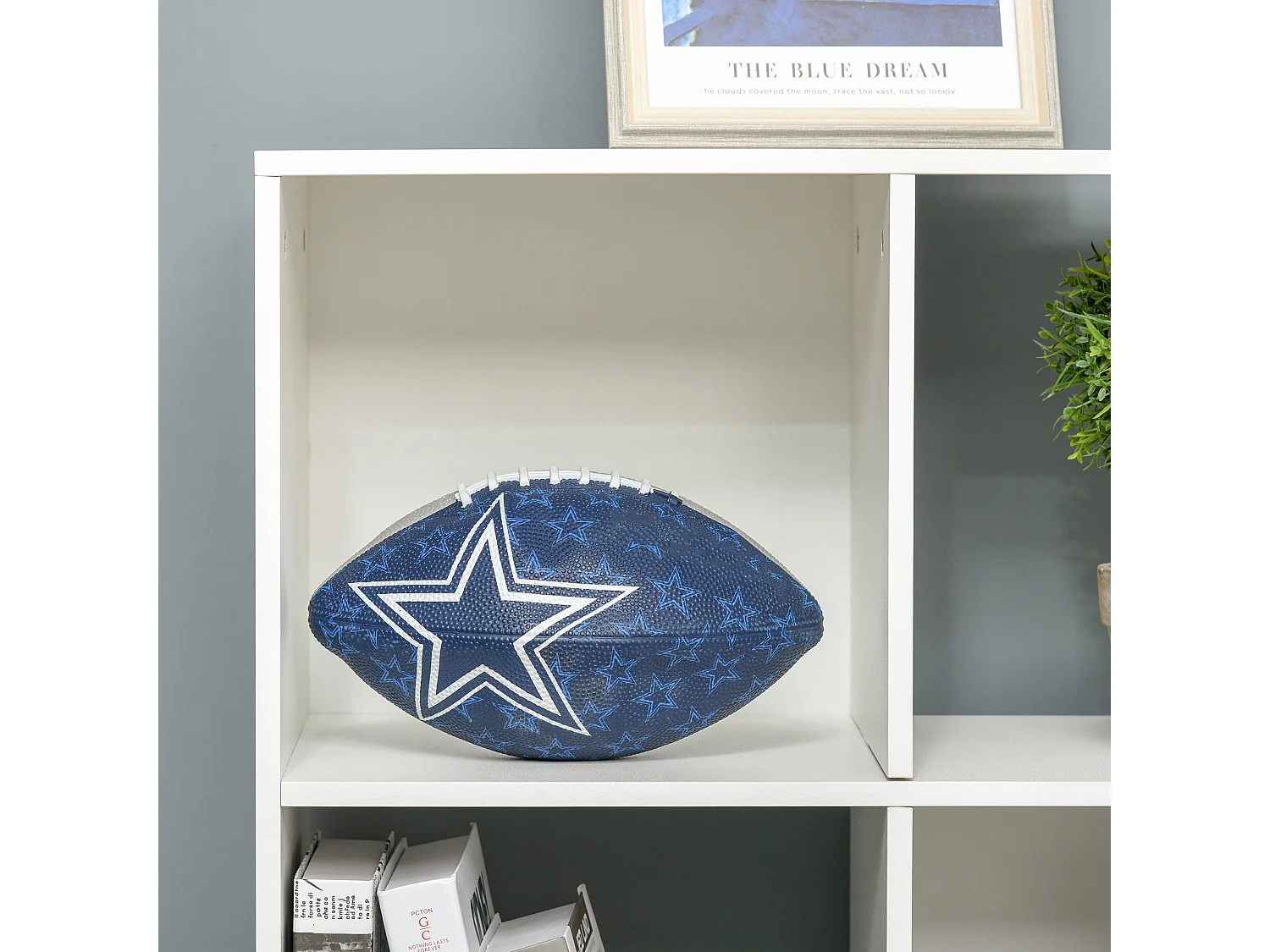 Scaffale libreria a muro con ante a 3 ripiani in legno e metallo nero