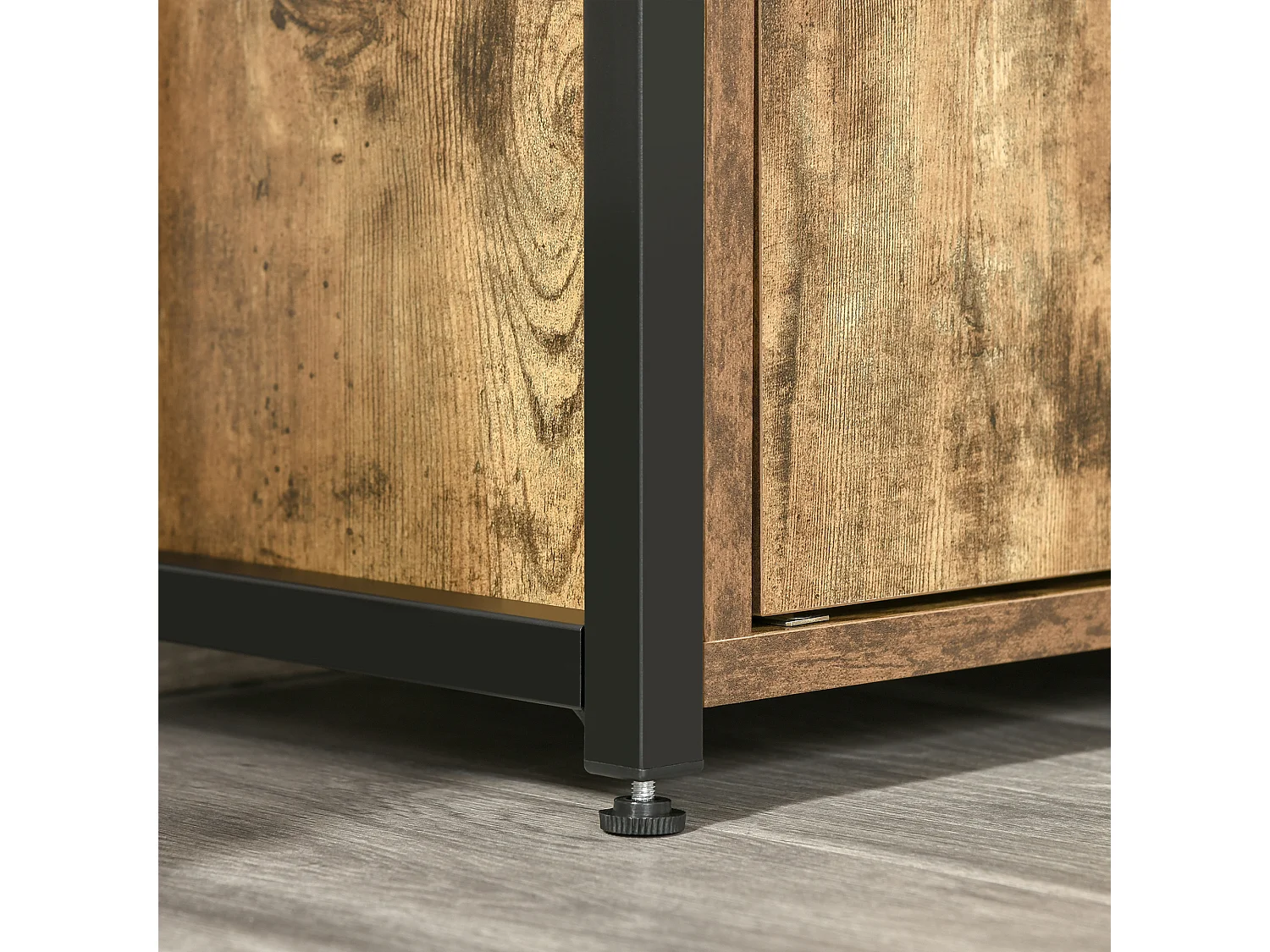 Mobile libreria a 5 ripiani in truciolato bianco 60x24x184.5 cm