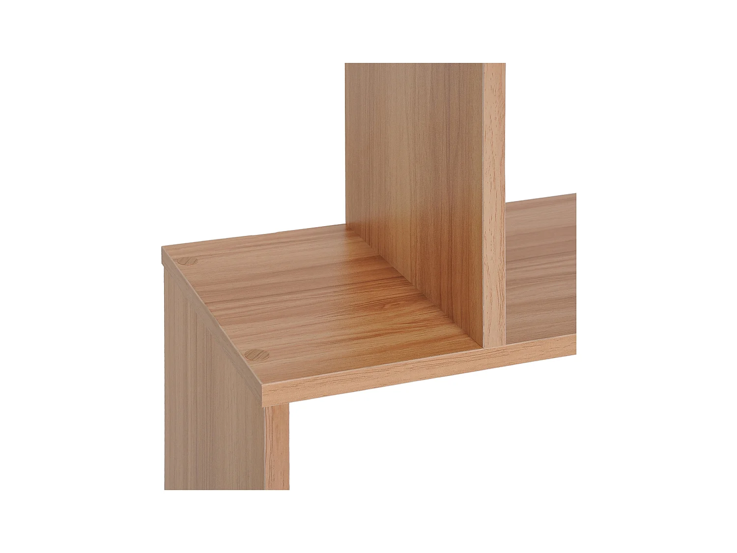 Scaffale libreria a scala 3 mensole e armadietto stile nordico