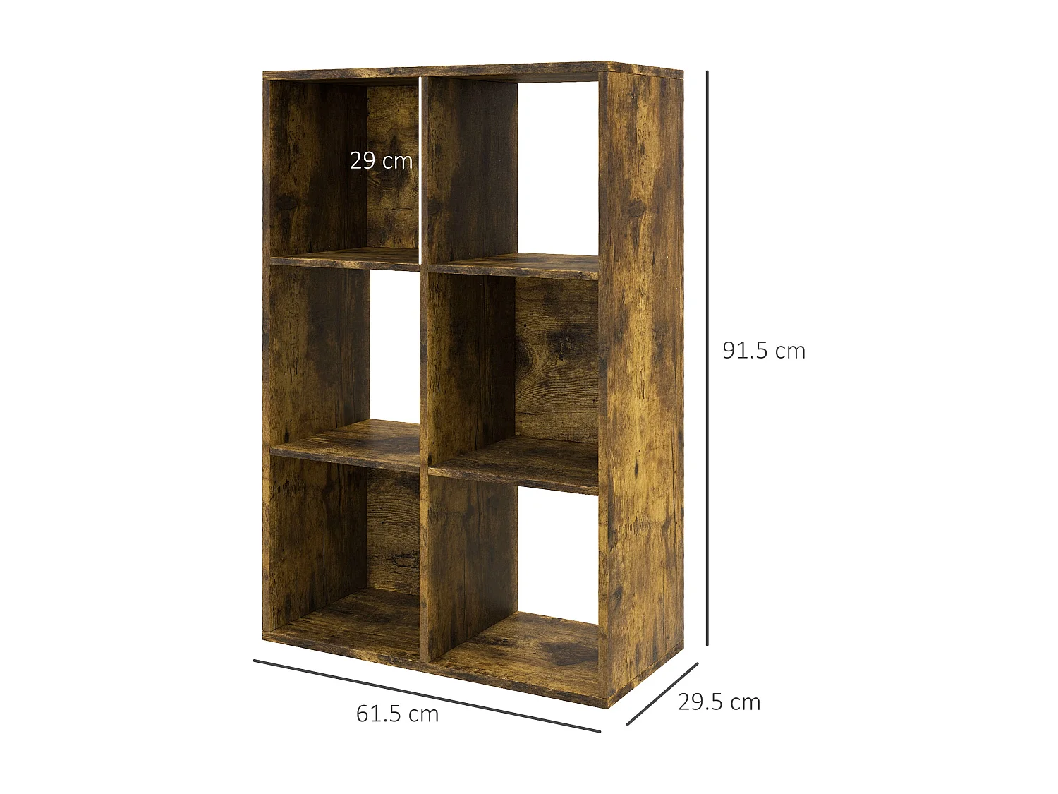 Libreria a 4 ripiani design moderno scaffale metallo bianca