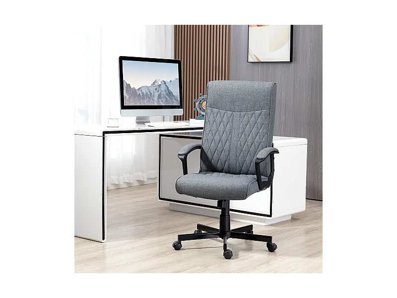 Sedia da ufficio girevole con dondolo e altezza regolabile