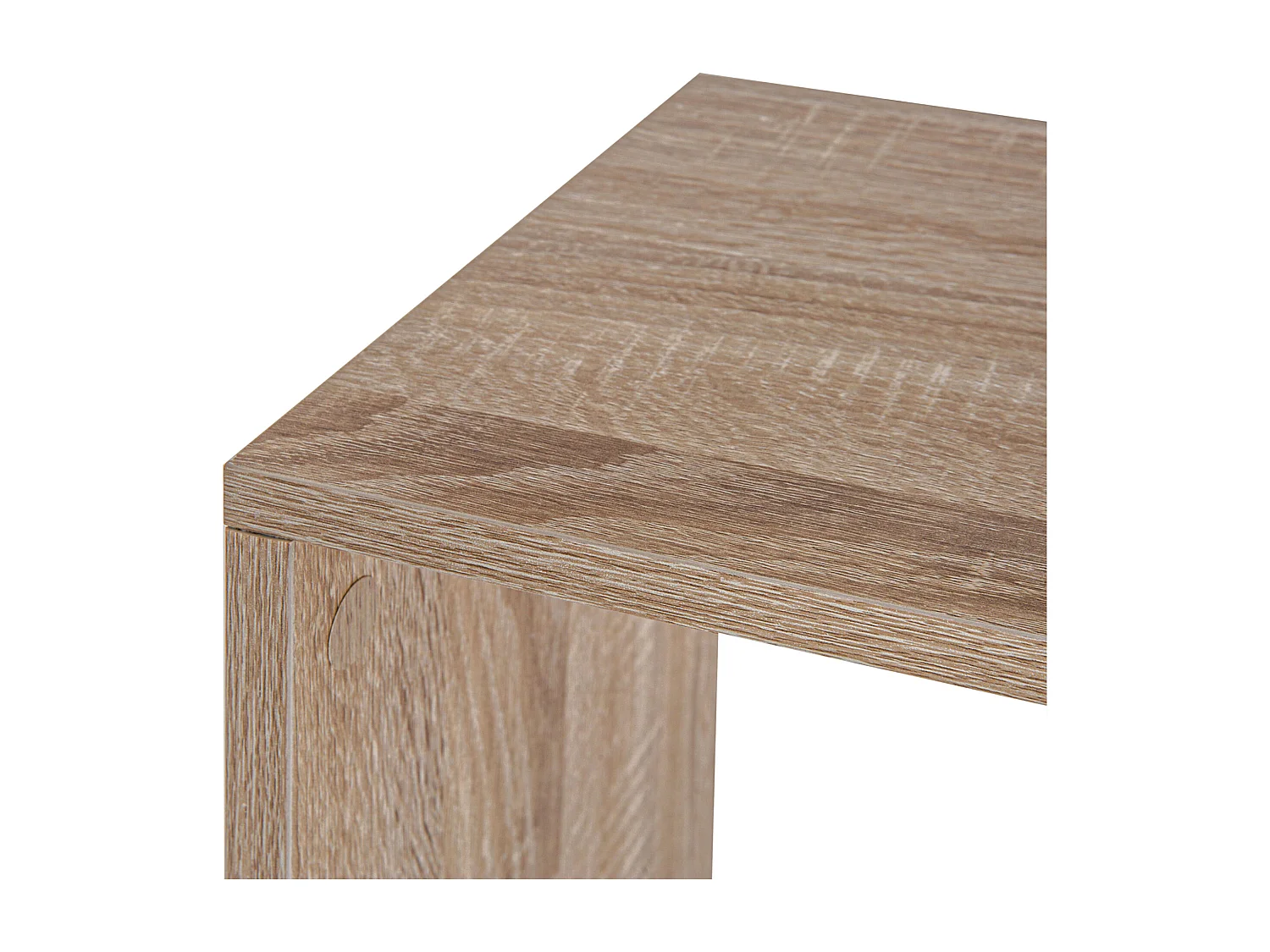 Libreria moderna asimmetrica con 5 ripiani 70x29.5x163 cm marrone