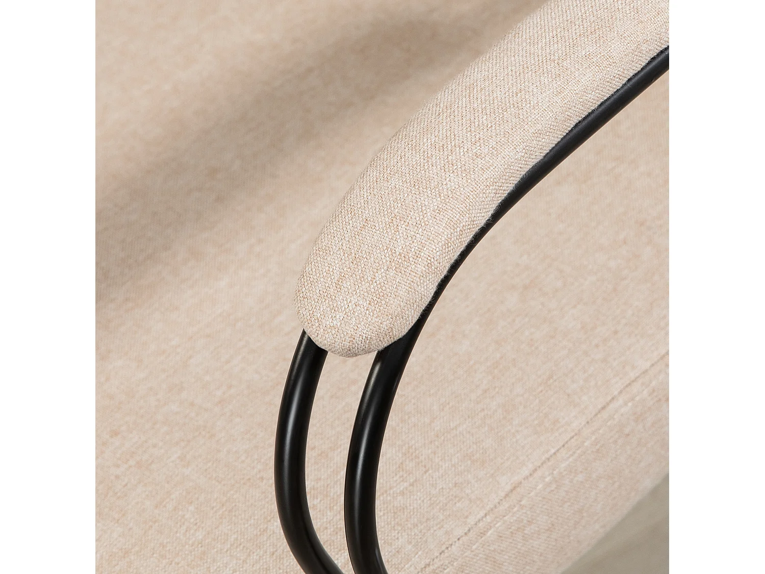 Sedia da ufficio ergonomica reclinabile e altezza regolabile beige