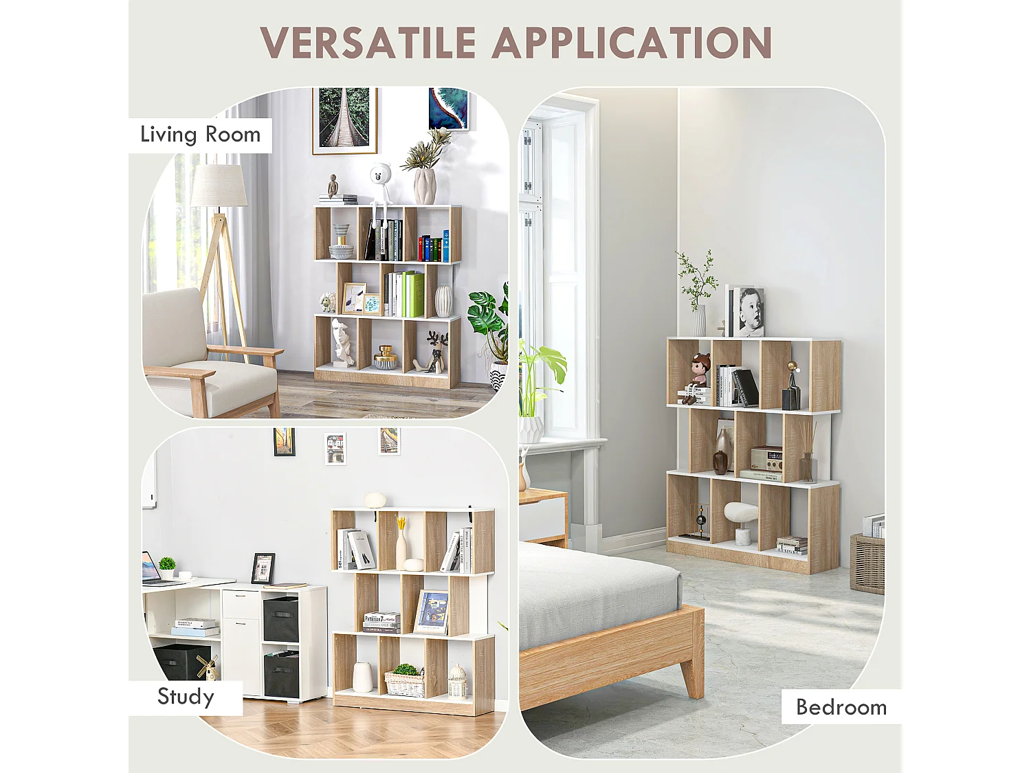 Libreria di design nero