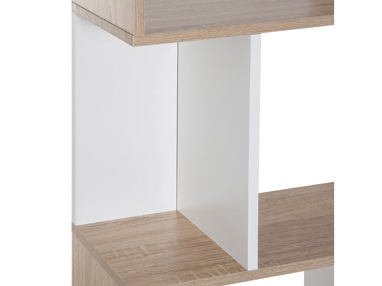 Libreria moderna salvaspazio 5 ripiani in legno 33x28x161cm