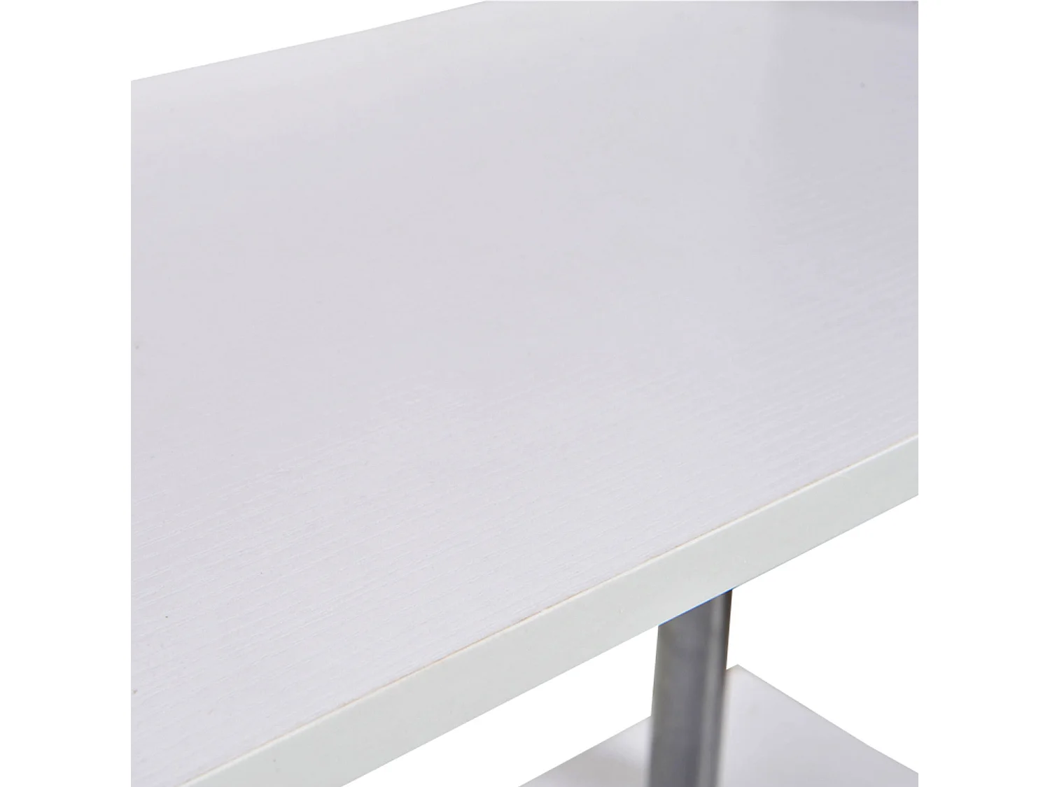 Mobile libreria a 8 ripiani in truciolato 100x27x124cm rovere e bianco