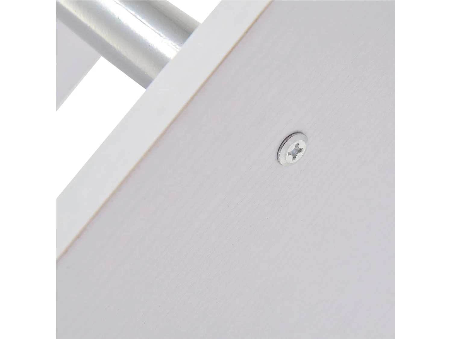 Mobile libreria a 8 ripiani in truciolato 100x27x124cm rovere e bianco