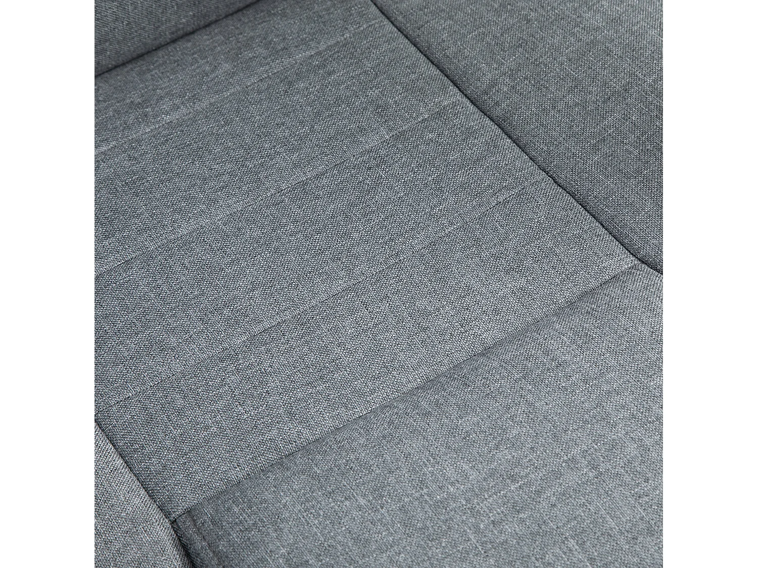 Sedia da ufficio con altezza regolabile in lino grigio