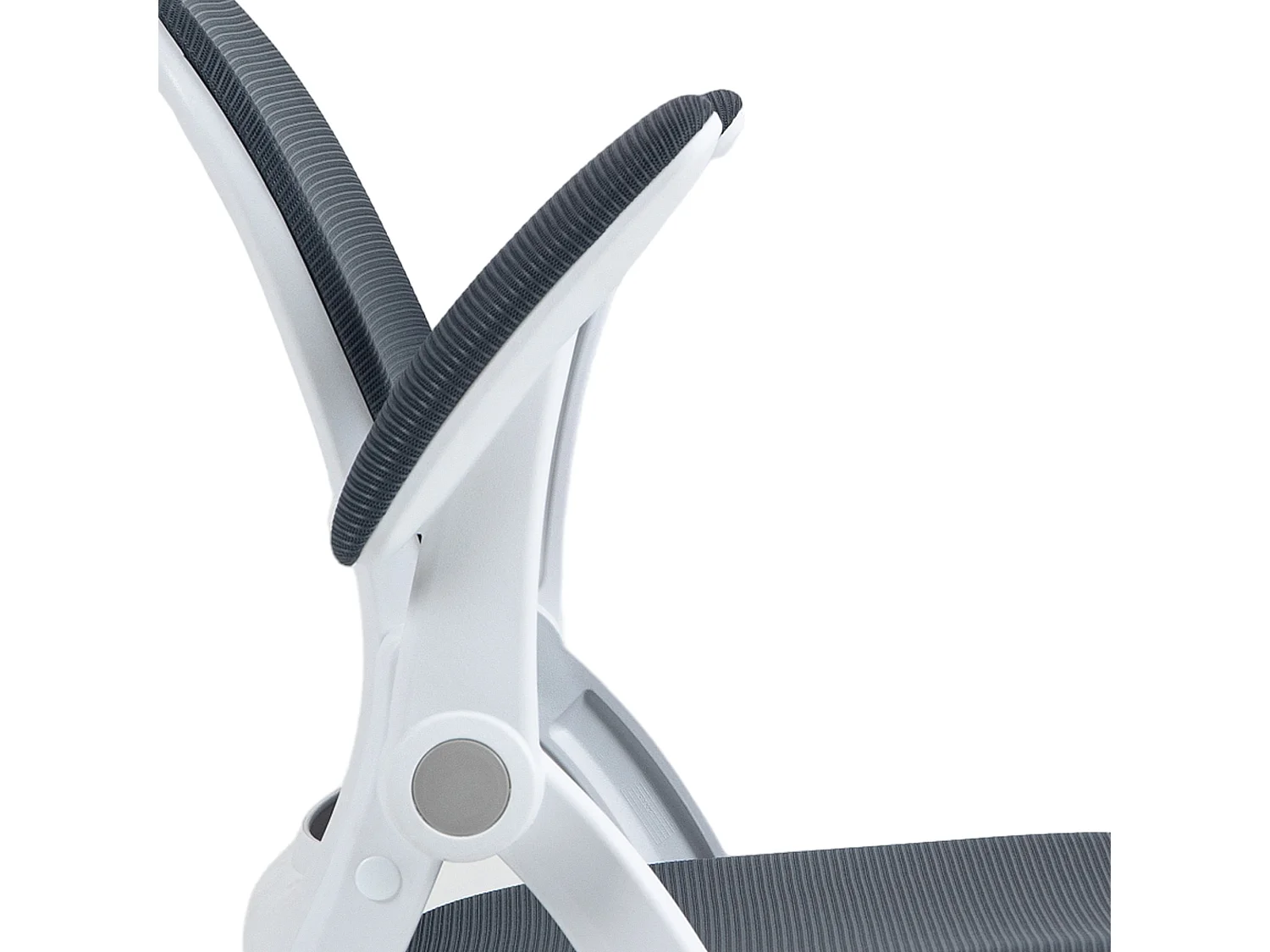 Sedia da ufficio ergonomica con altezza regolabile grigio