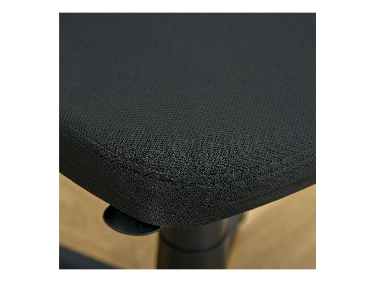 Sedia da ufficio ergonomica senza braccioli regolabile nero