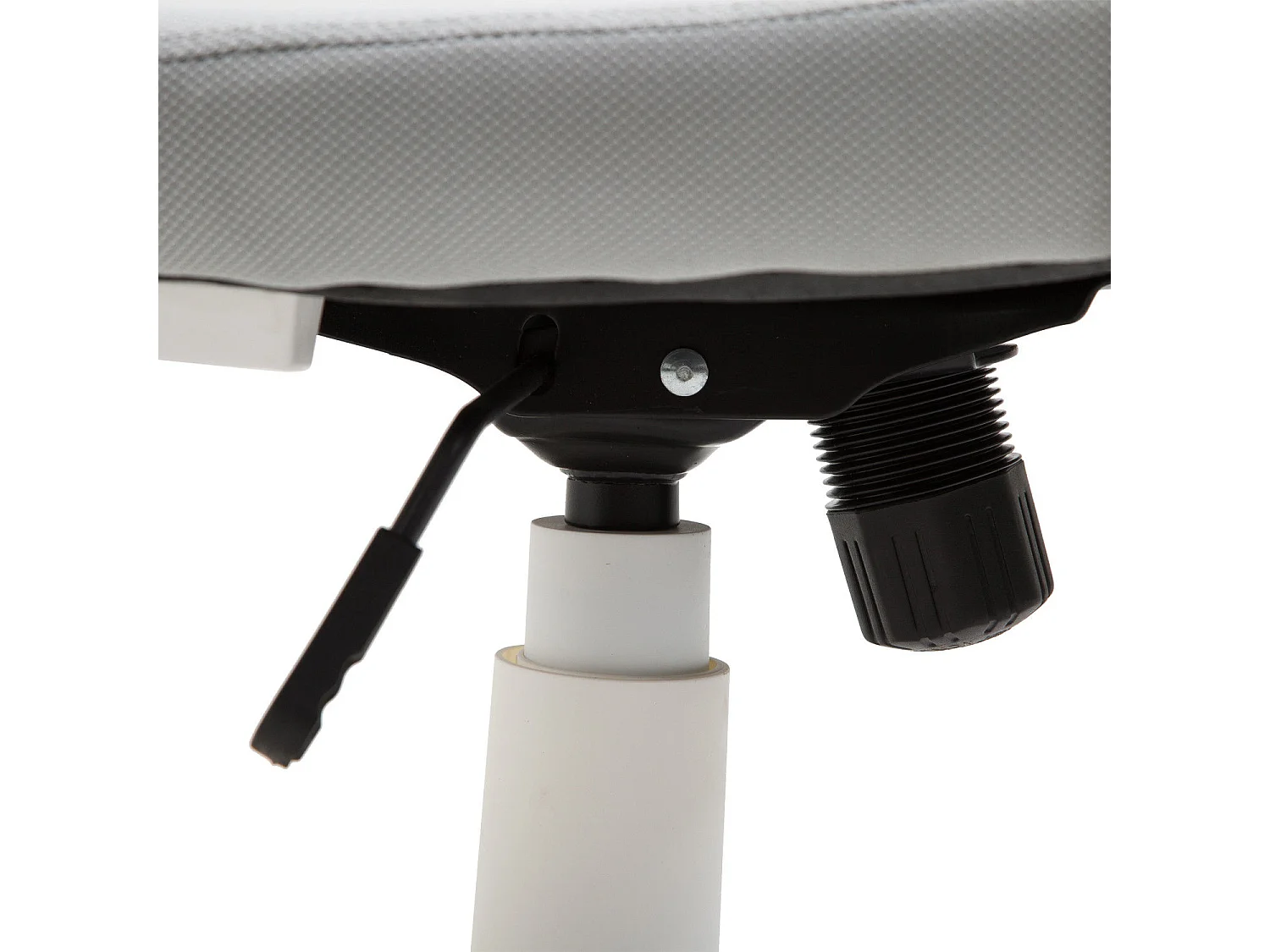 Sedia da ufficio con funzione dondolo in tessuto grigio