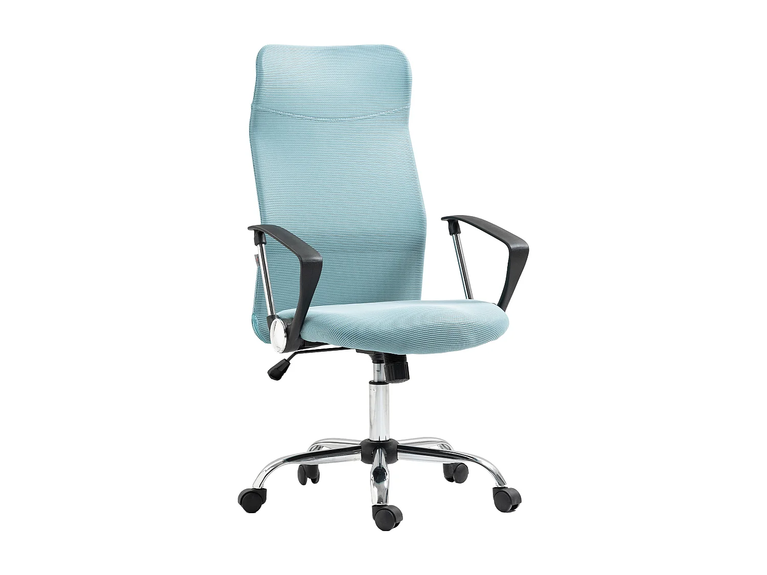 Sedia da ufficio ergonomica regolabile in tessuto a rete verde chiaro