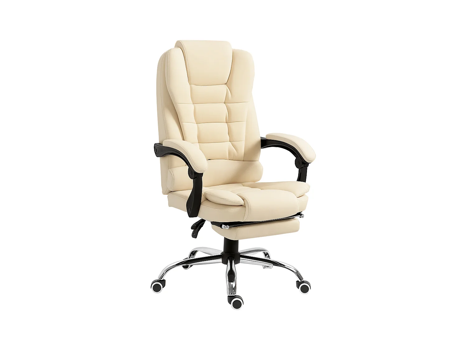 Sedia da ufficio ergonomica e reclinabile con poggiapiedi