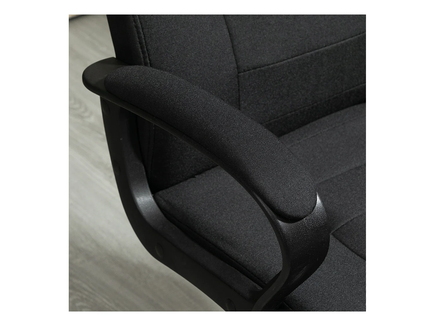 Sedia da ufficio ergonomica con altezza regolabile nero