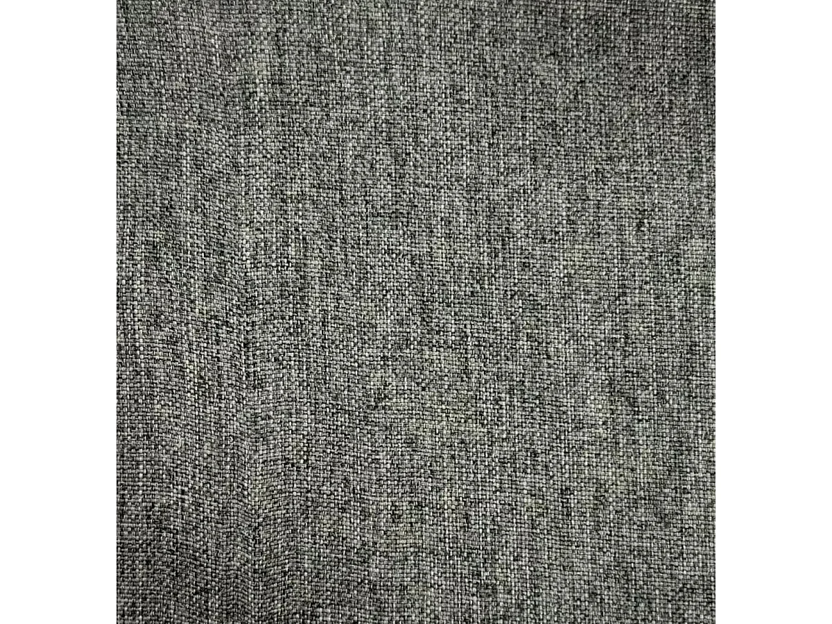 Fauteuil de relaxation en tissu coloris gris, pieds coloris noir - Longueur 69 x profondeur 90 x hauteur 102 cm