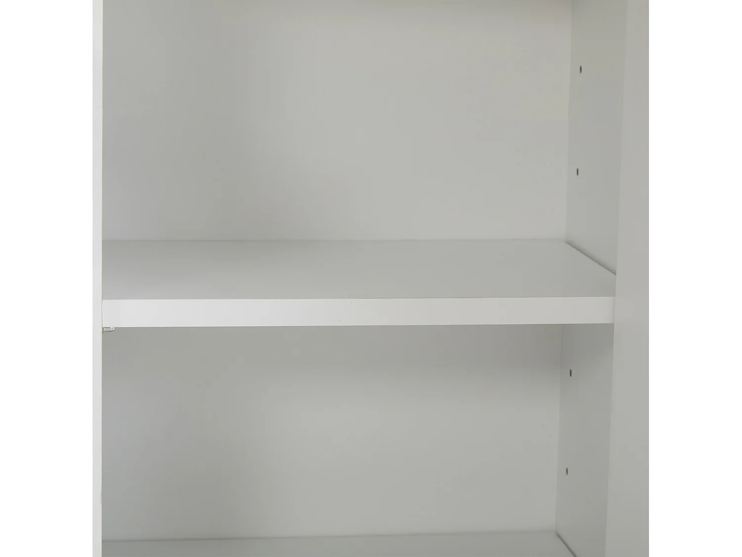 Meuble à chaussures blanc avec 3 abattants, 1 tiroir et 1 porte, style moderne - pour entrée ou salon