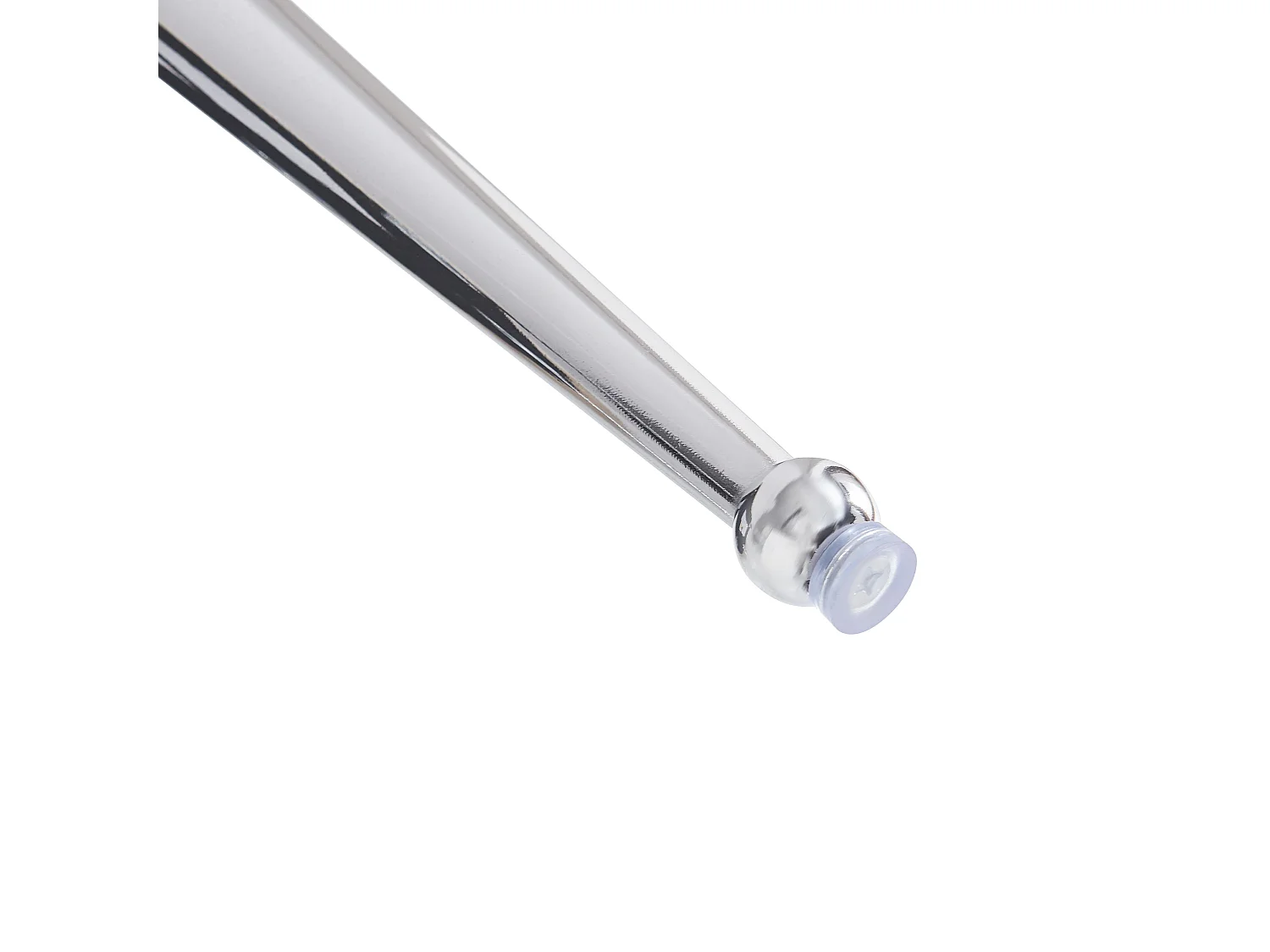 Lot de 4 chaises de salle à manger, velours beige, avec dossier matelassé, pieds argentés - design moderne