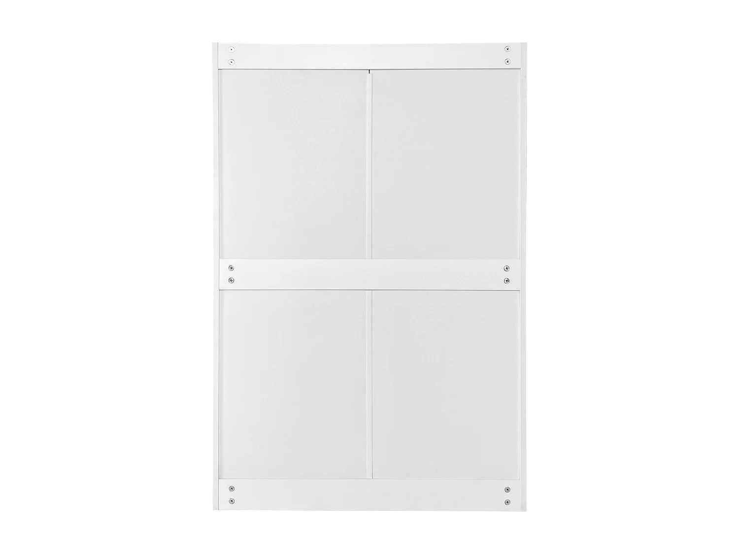 Witte schoenenkast met 3 kleppen en 2 lades, modern design - voor hal of woonkamer