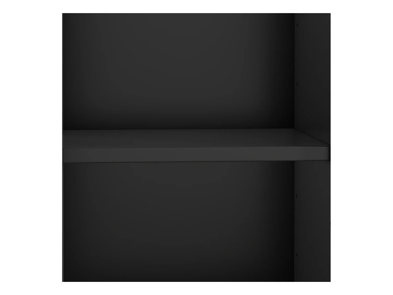 Meuble à chaussures noir avec 3 abattants, 1 tiroir et 1 porte, style moderne - pour entrée ou salon