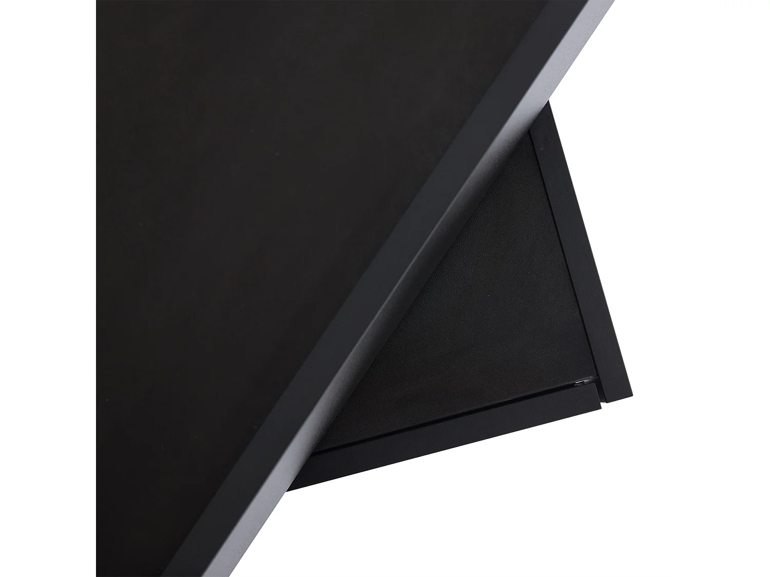 Table basse carrée avec plateau pivotant, 2 tiroirs rangements, noir - pour salon ou chambre