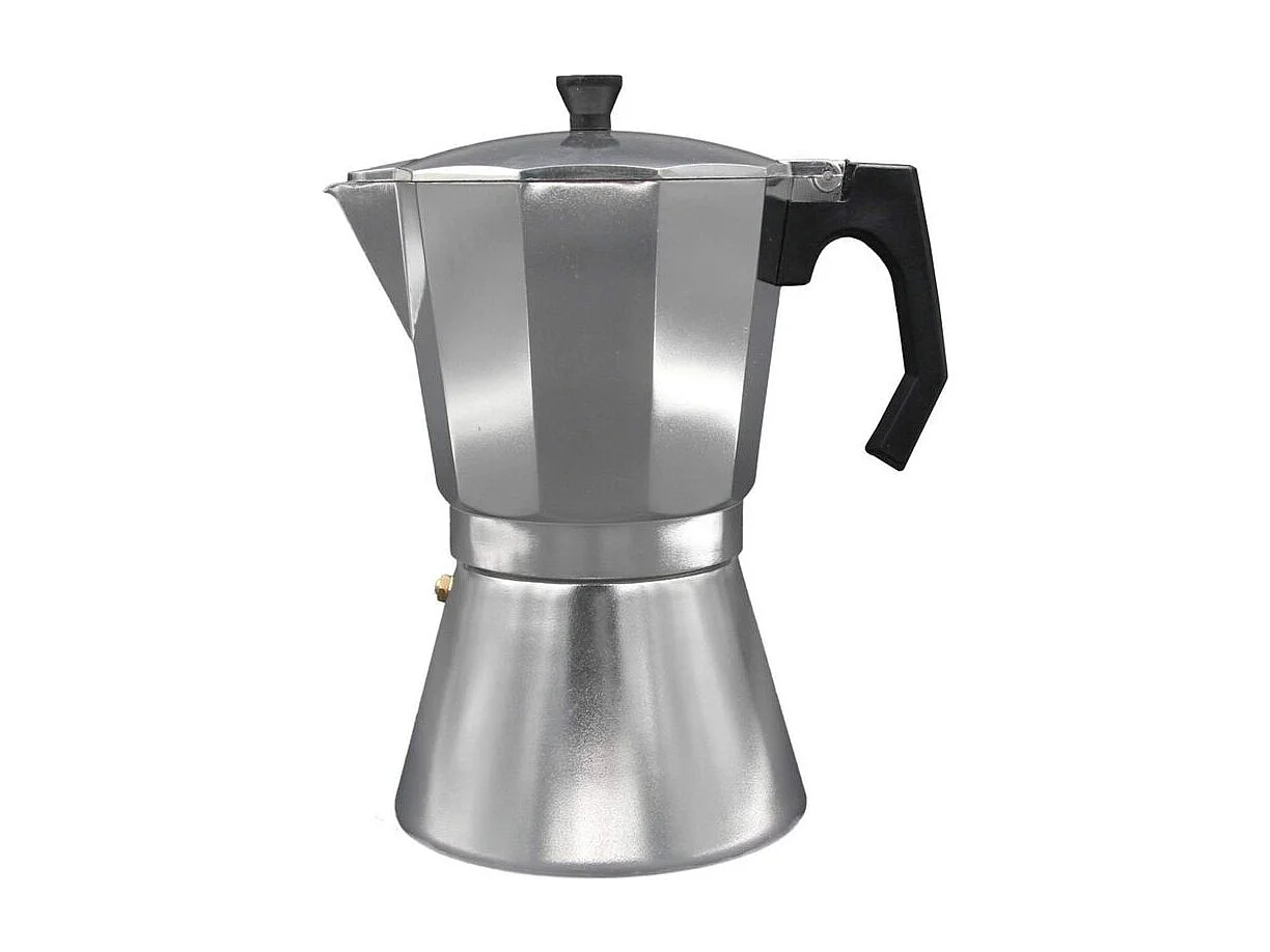 Cafetera italiana Bastilipo Moka inducción 6 tazas aluminio inox