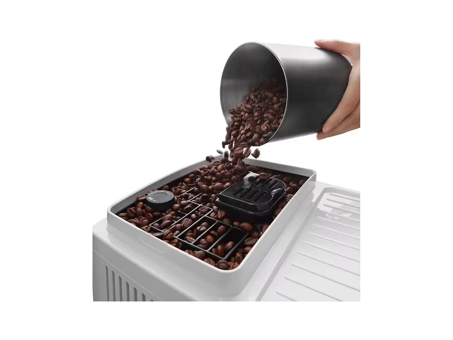 Cafetera automática DeLonghi ECAM220.20.W 1450W 1,8L 4 modos negro