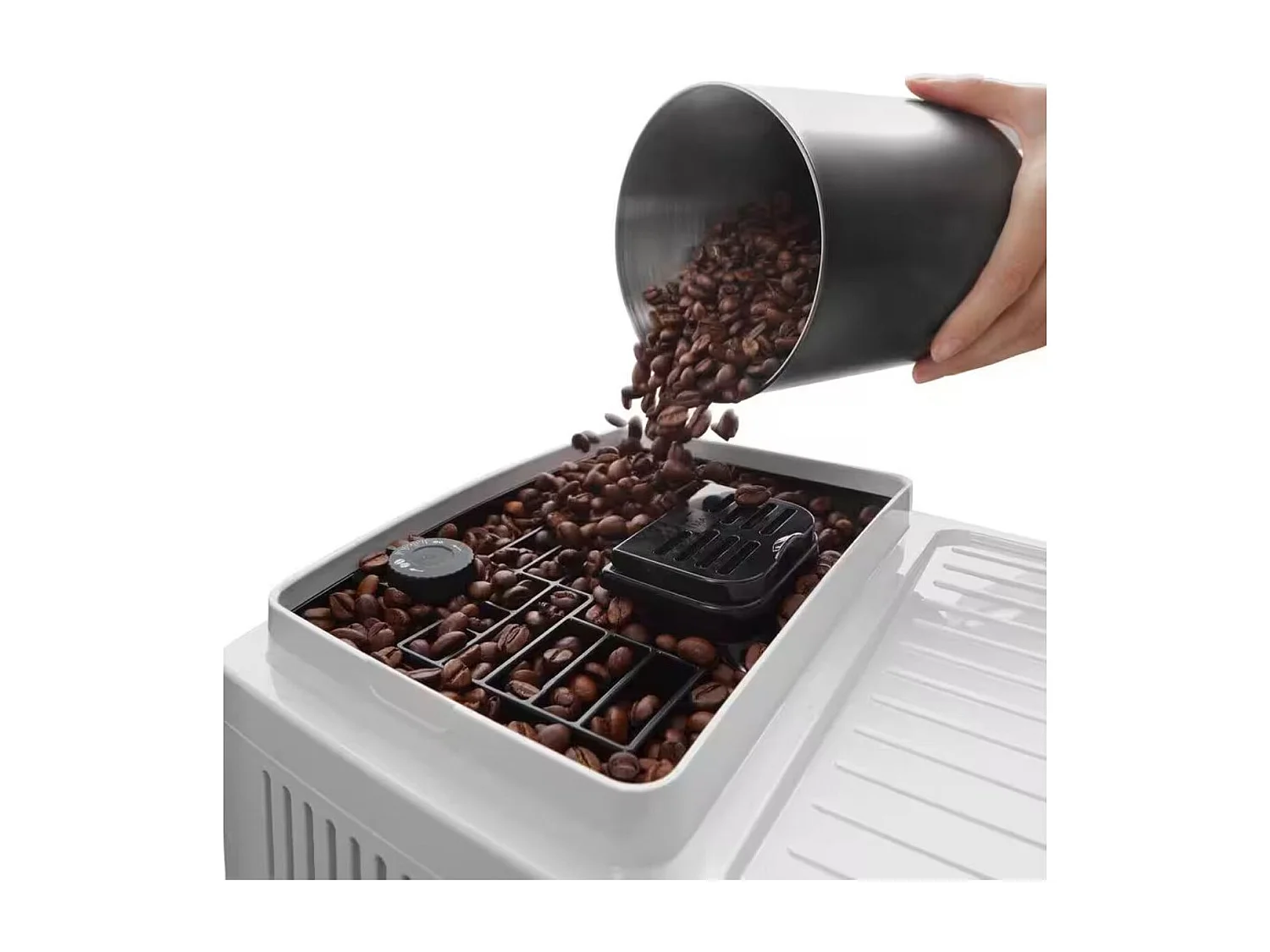 Cafetera automática DeLonghi ECAM220.20.W 1450W 1,8L 4 modos negro