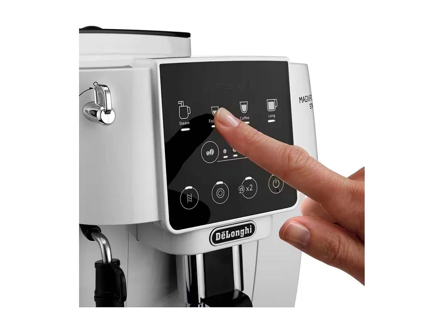 Cafetera automática DeLonghi ECAM220.20.W 1450W 1,8L 4 modos negro