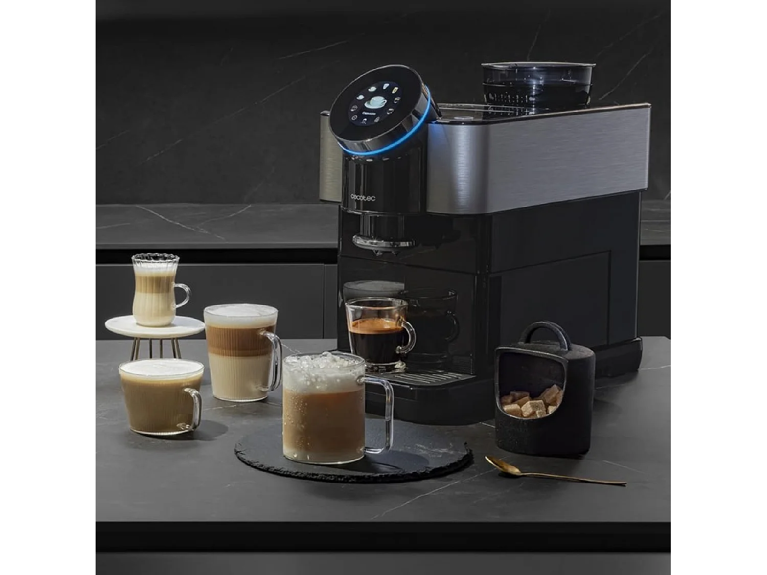 Cecotec Cafetera superautomática Cremmaet Spin