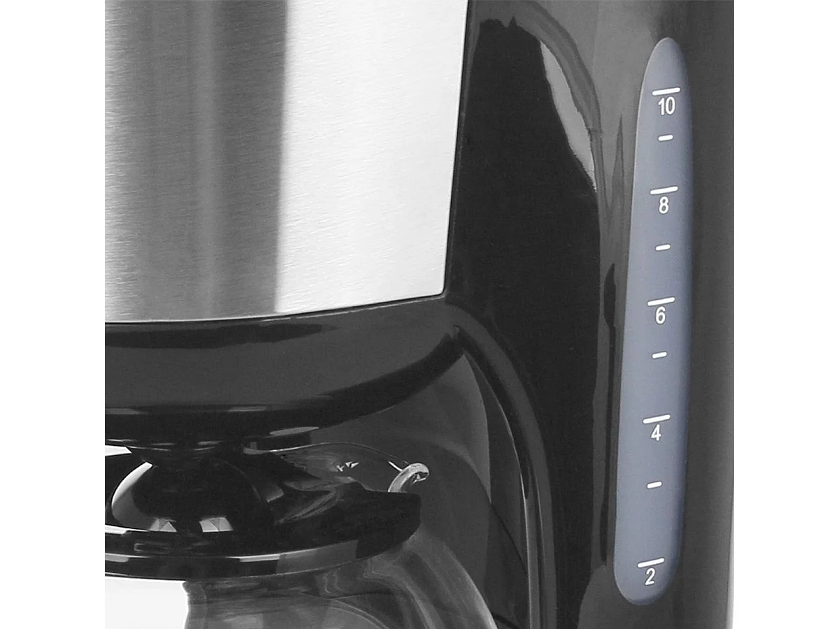 Cafetera de goteo Emerio CME-122933 1000W filtro permanente 10 tazas inox