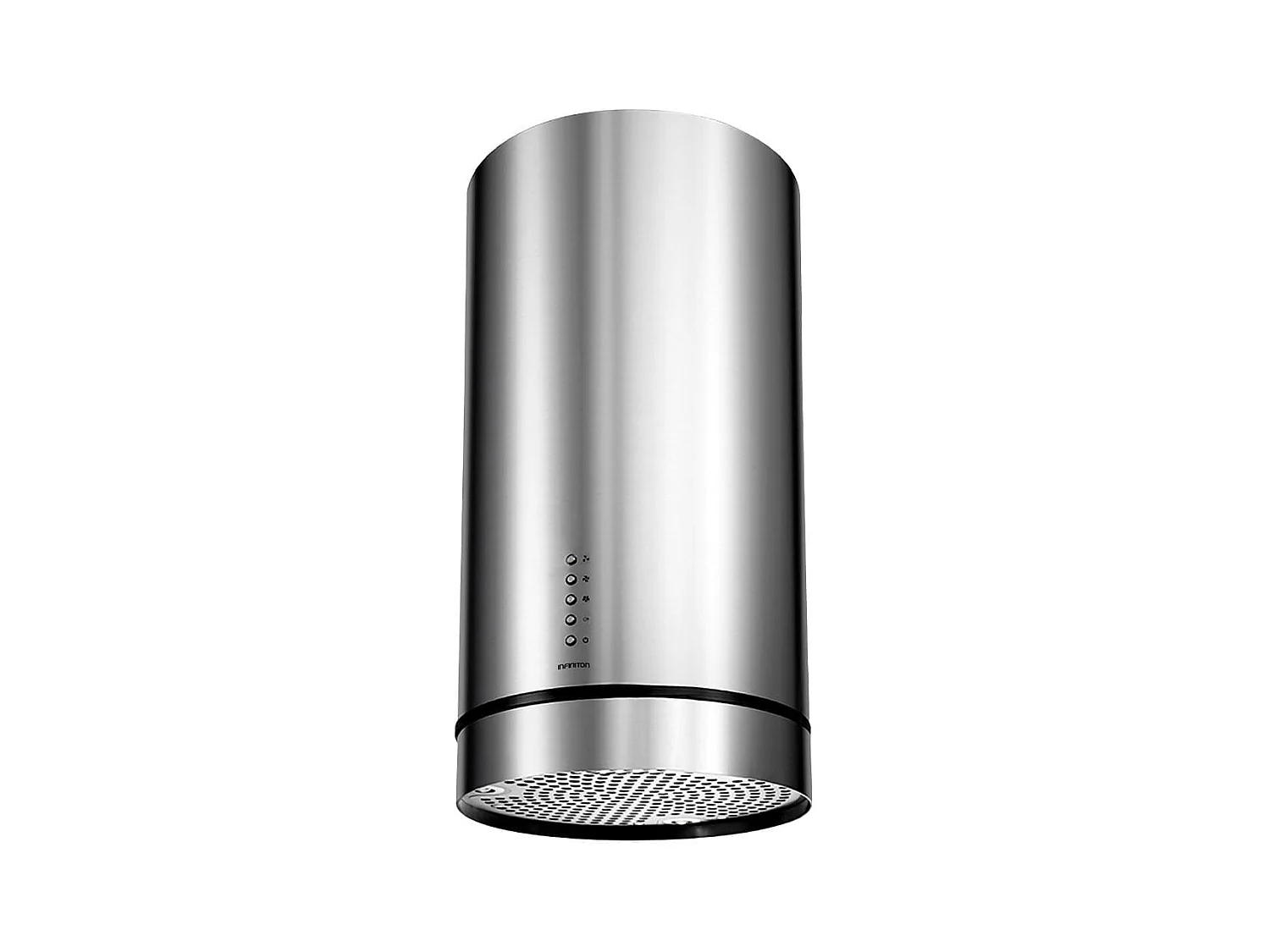 Campana tipo isla Infiniton CMPY-IST9A 145W 720m3/h diseño tubular A+ inox Ø35 cm