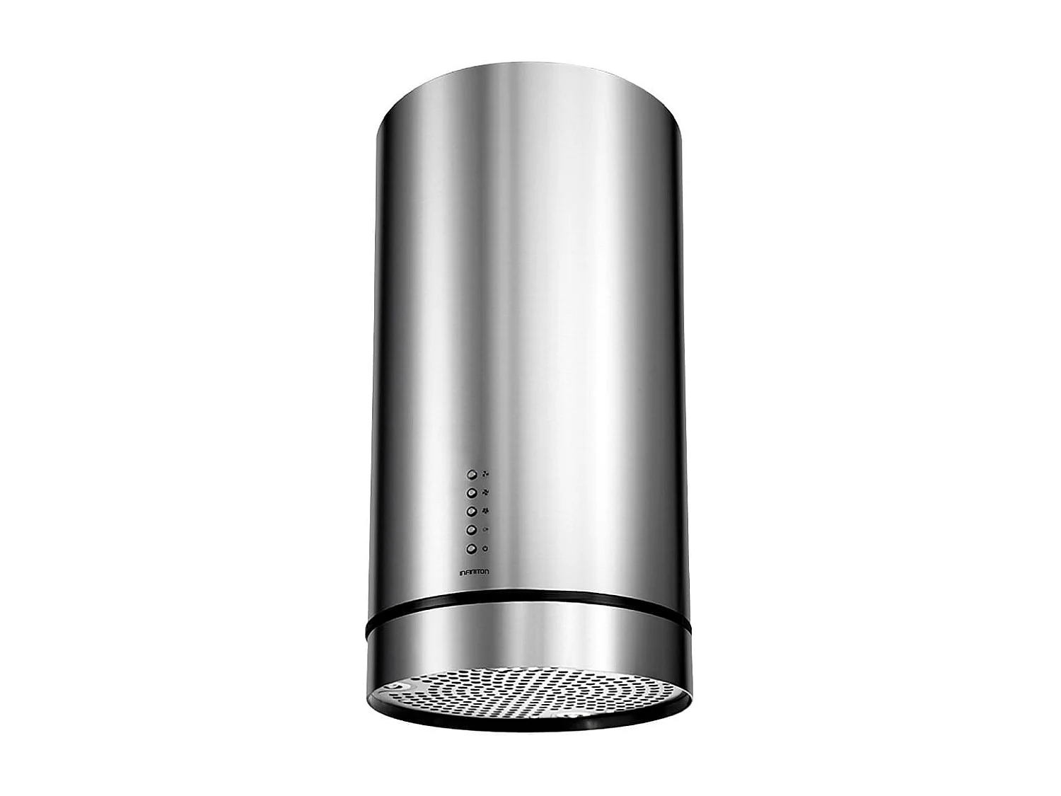 Campana tipo isla Infiniton CMPY-IST9A 145W 720m3/h diseño tubular A+ inox Ø35 cm