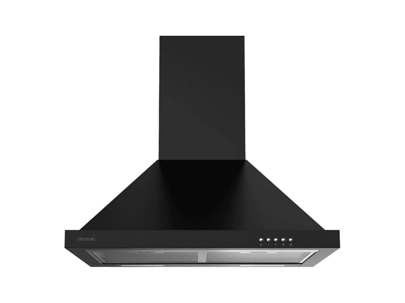 Campana piramidal Cecotec Bolero Flux PM 606500 165W 650 m³/h A negro