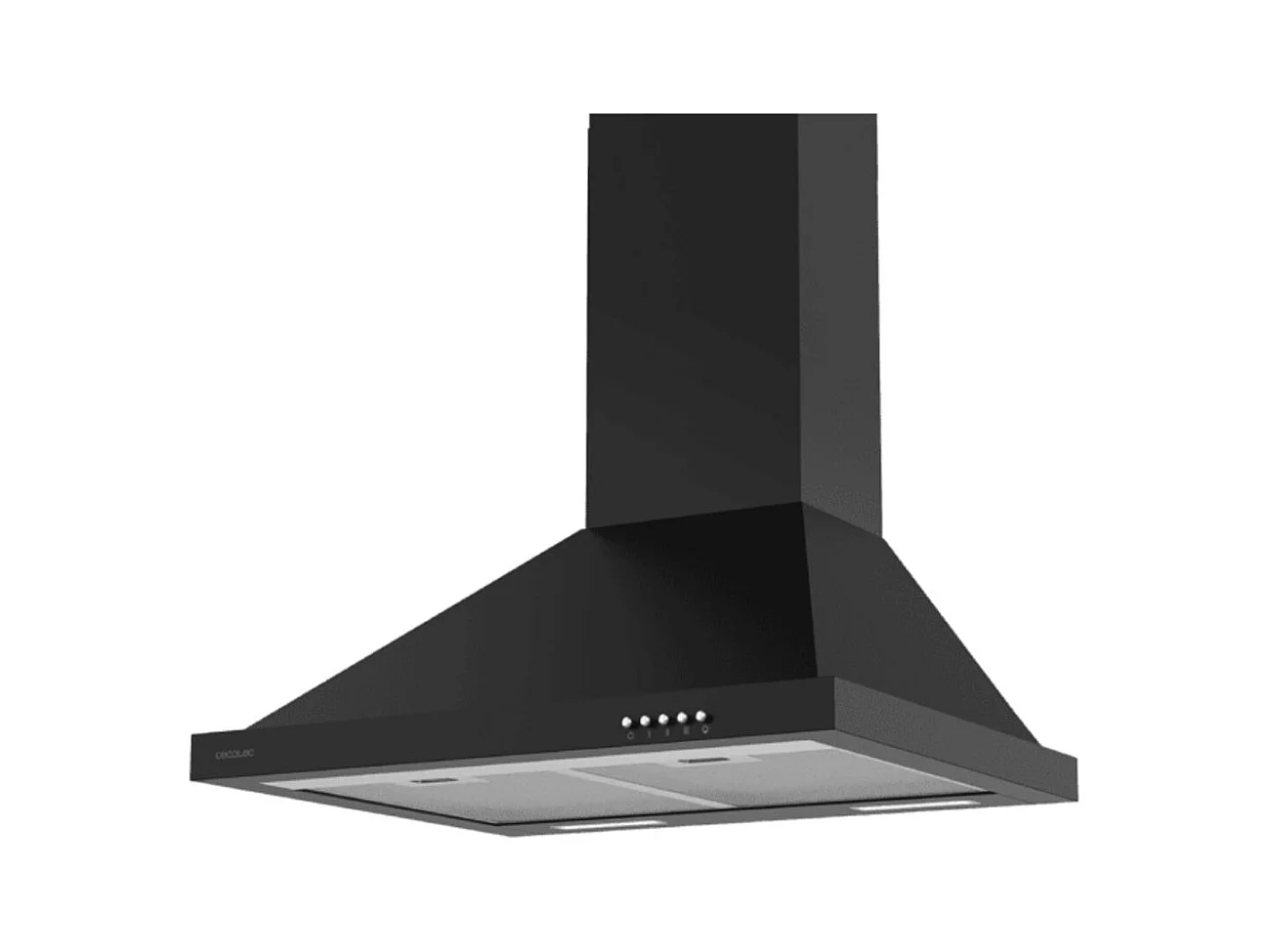 Campana piramidal Cecotec Bolero Flux PM 606500 165W 650 m³/h A negro