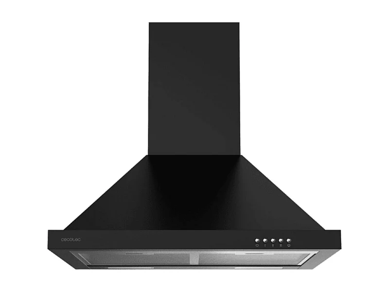 Campana piramidal Cecotec Bolero Flux PM 606500 165W 650 m³/h A negro