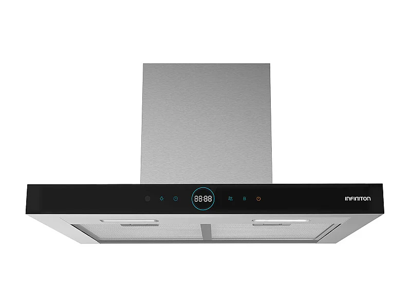 Campana tipo T Infiniton CMPT-CLR71S 605W 800m3/h mando a distancia inox 70 cm