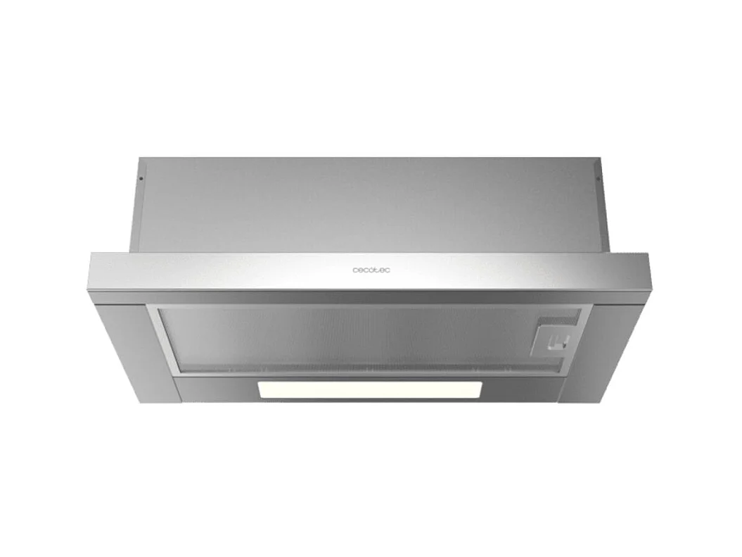 Campana extractora telescópica Cecotec Bolero Flux TLM 606500 165W 650 m3/h 2 potencias A inox 60 cm