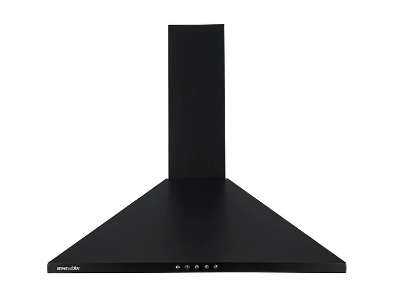 Campana extractora piramidal Universal Blue Everest 7060B 70W 350m³/h 3 velocidades B negro 60 cm