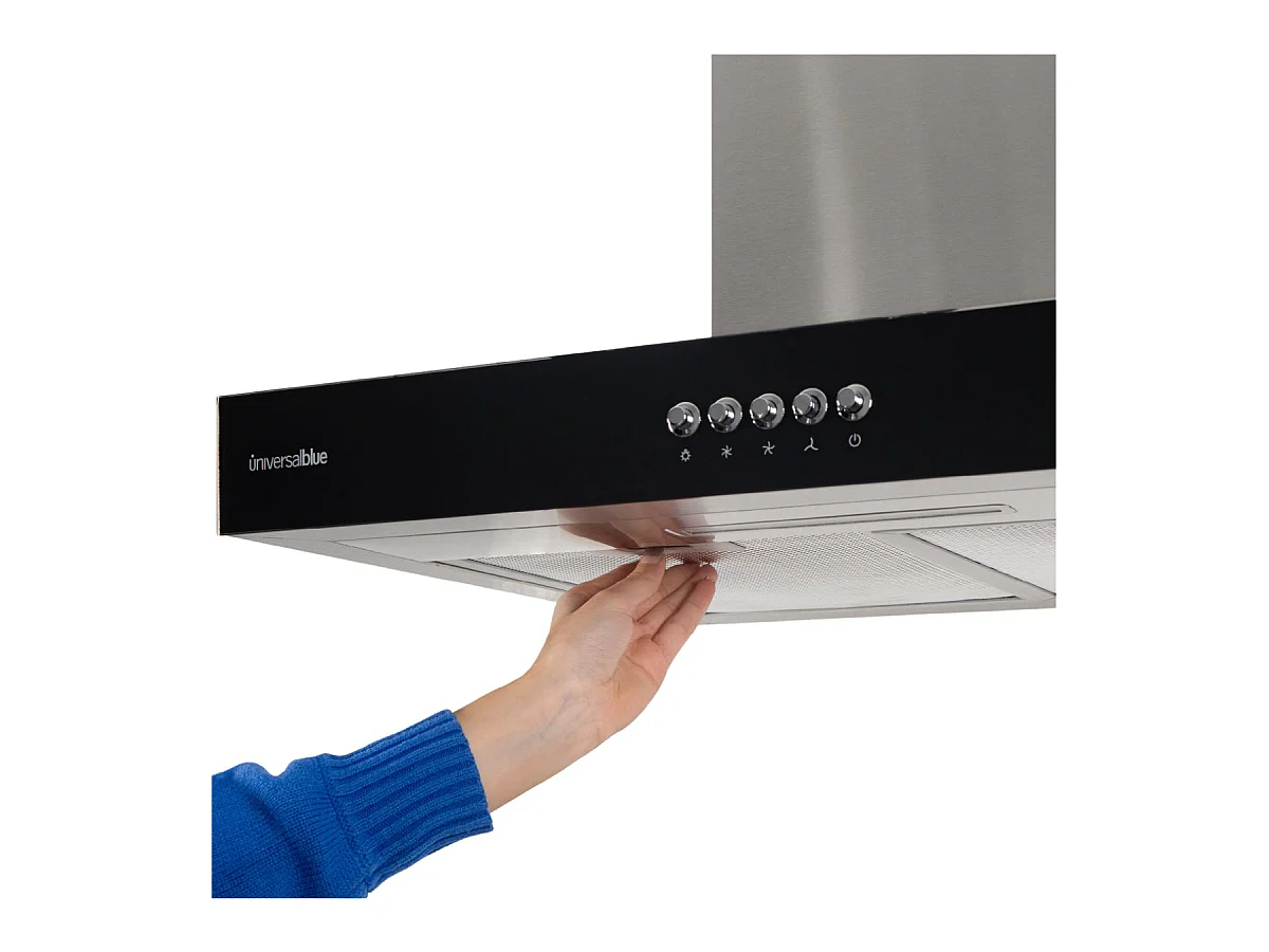 Campana extractora en T Universal blue Kenia 230W 650 m³/h A 60cm