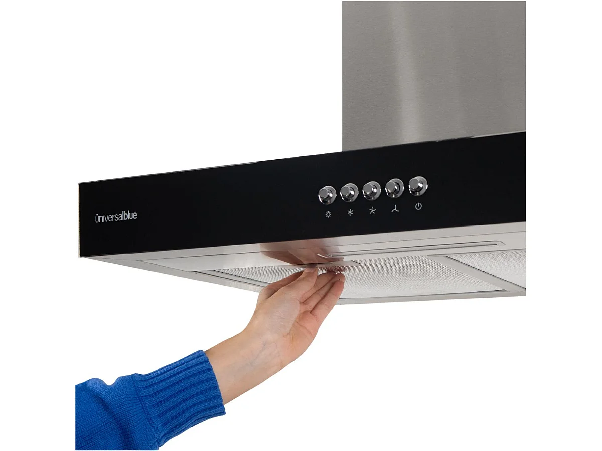 Campana extractora en T Universal blue Kenia 230W 650 m³/h A 60cm