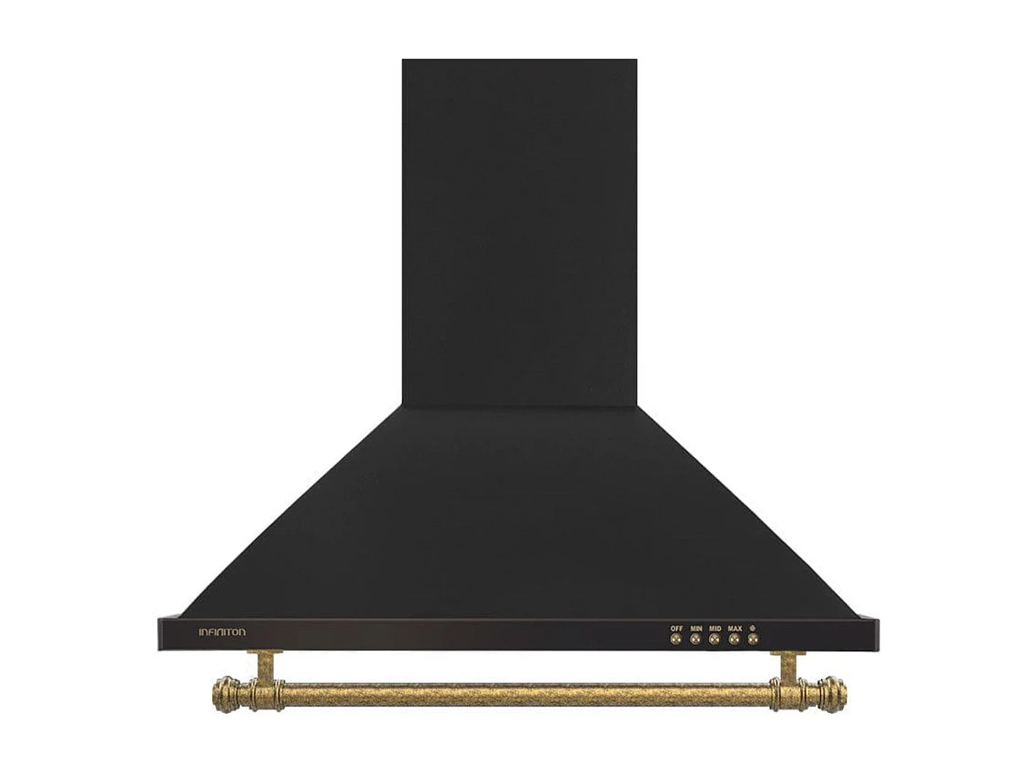 Campana extractora Infiniton CMPP-RU61 191,5W 500m³/h 65dB negro 60 cm