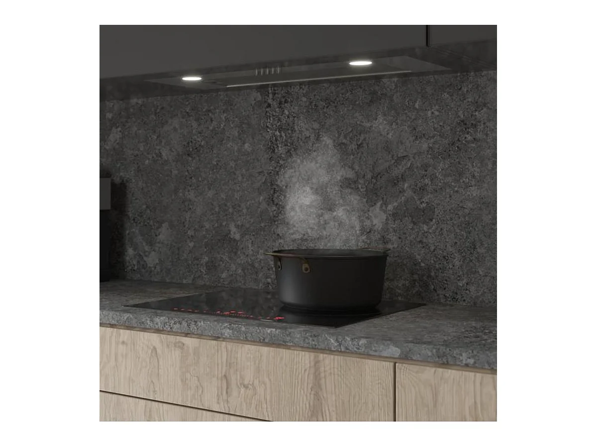 Campana integral Cecotec Bolero Flux IM 756500 165W 650m3/h 3 potencias inox 75 cm