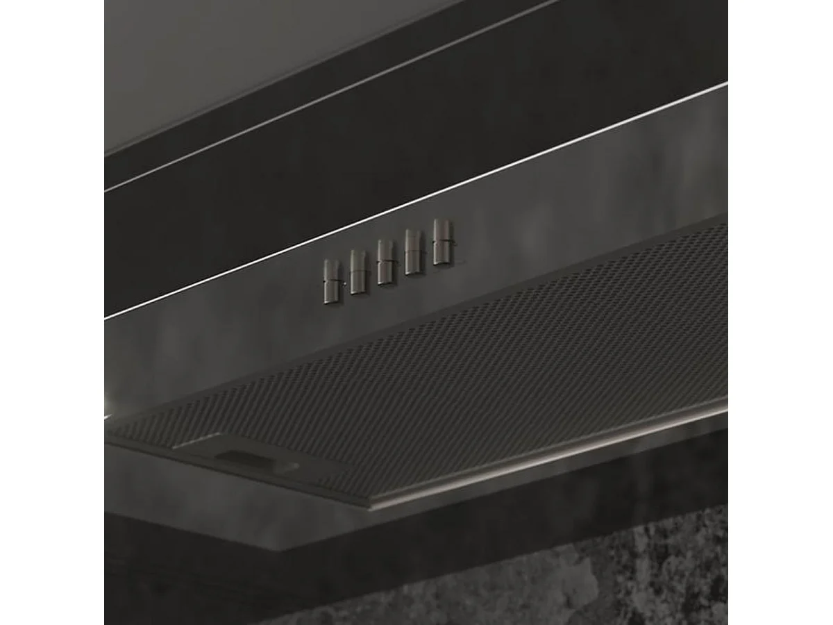 Campana integral Cecotec Bolero Flux IM 756500 165W 650m3/h 3 potencias inox 75 cm