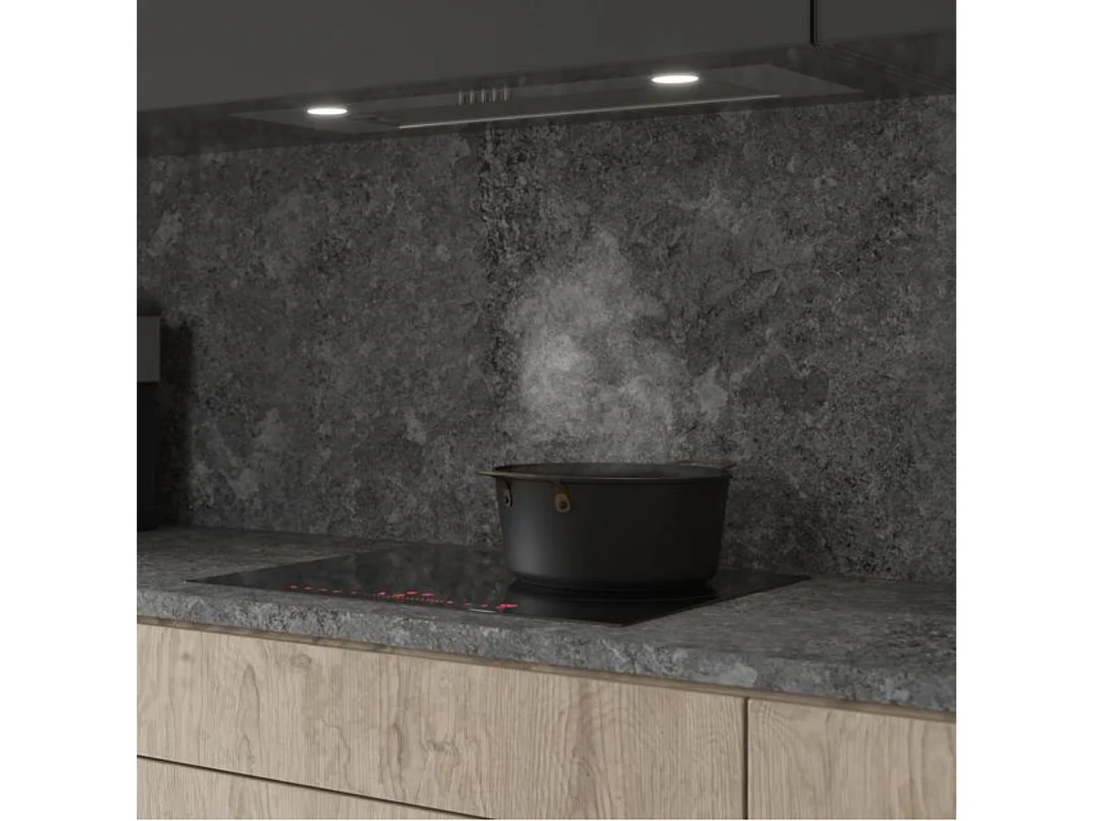 Campana integral Cecotec Bolero Flux IM 756500 165W 650m3/h 3 potencias inox 75 cm