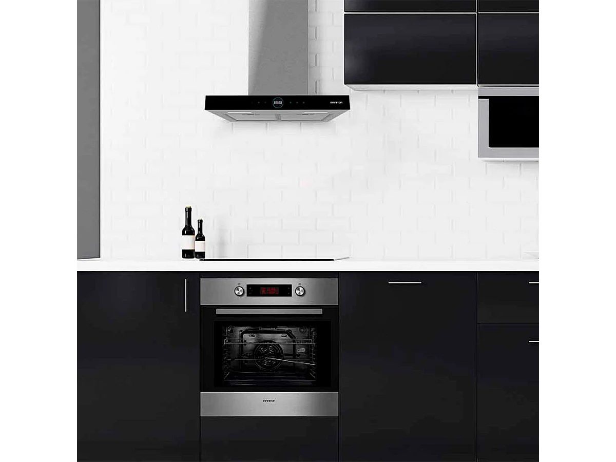 Campana tipo T Infiniton CMPT-CLR60S 250W 800m3/h mando a distancia A inox 60 cm