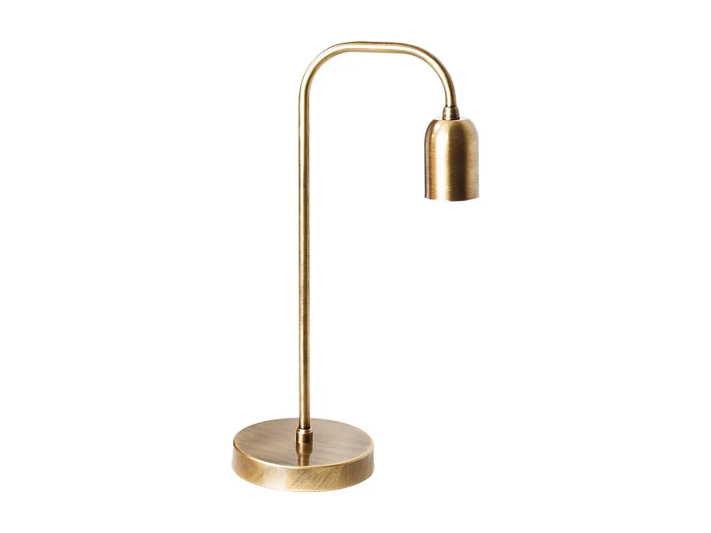 Lámpara de sobremesa Space Lumit 60W cuero 53,5x15x30 cm