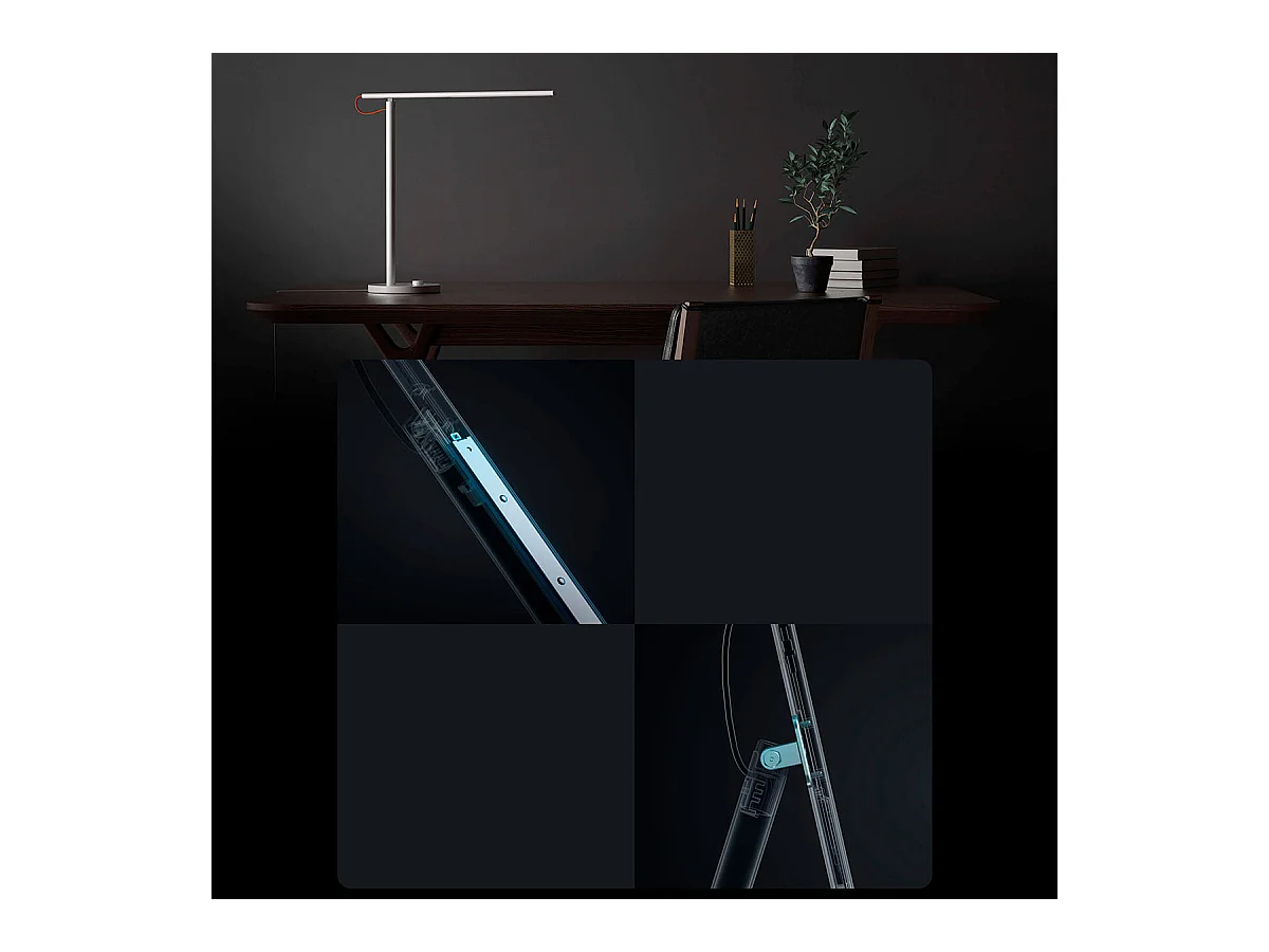 Lámpara inteligente Xiaomi Mi LED Desk Lamp 1S 6W control por voz blanco