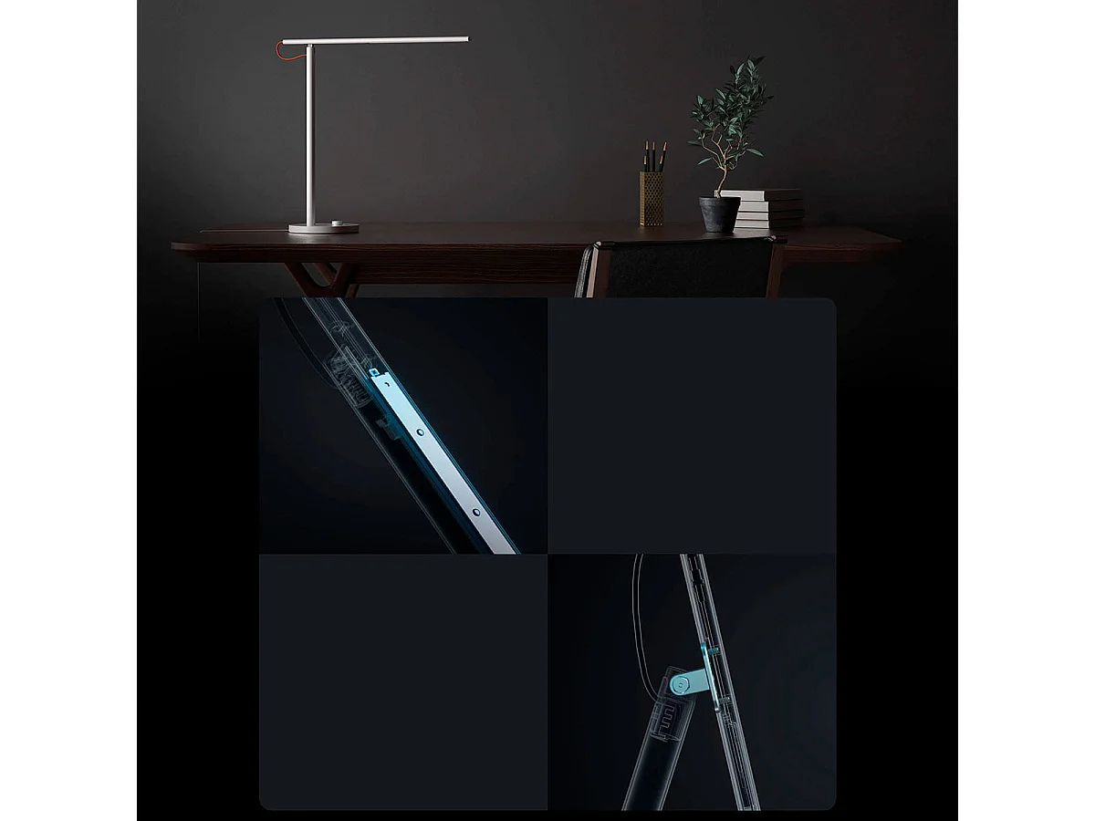 Lámpara inteligente Xiaomi Mi LED Desk Lamp 1S 6W control por voz blanco