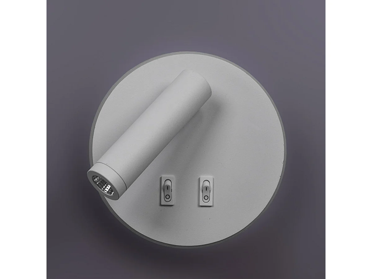 Aplique Mondrian Lumit 11W luz LED 657lm blanco Ø14 cm